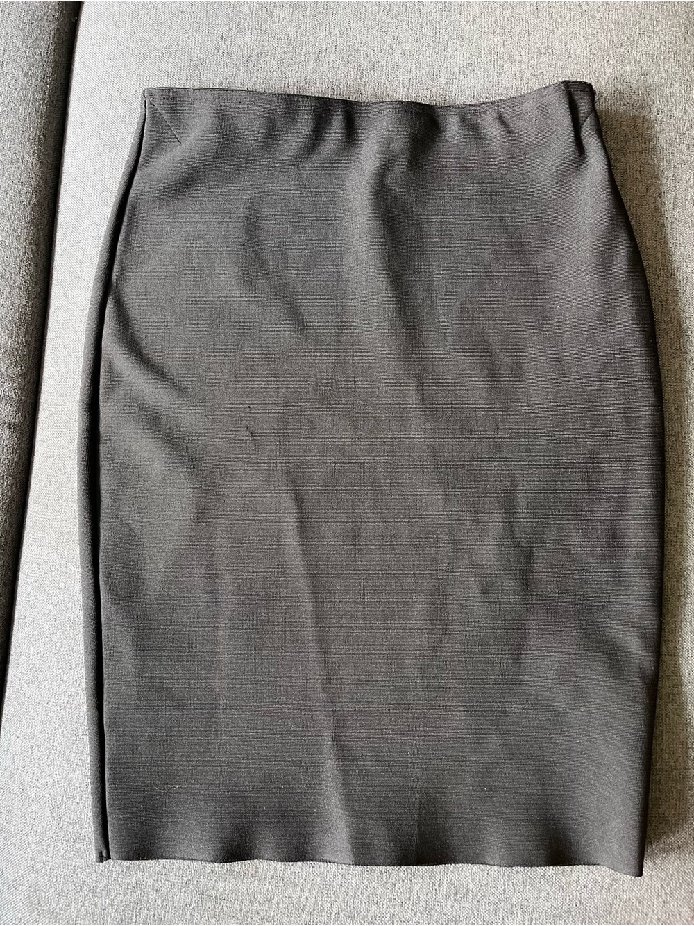 Black Bodycon Stretch Pencil Skirt Size L Haute Monde